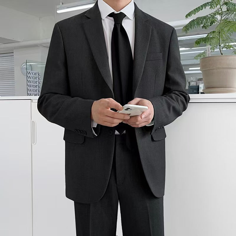 Y1305 Black suit for men (customizable)
