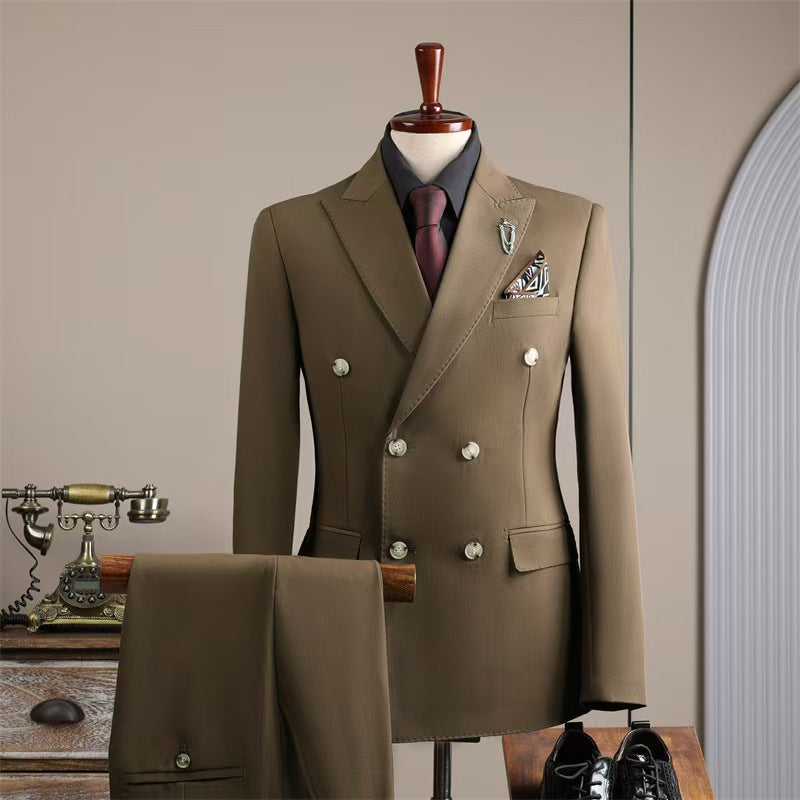 Y1312 Suit Set Men Business Groom Wedding Dress Best Man (Customizable)