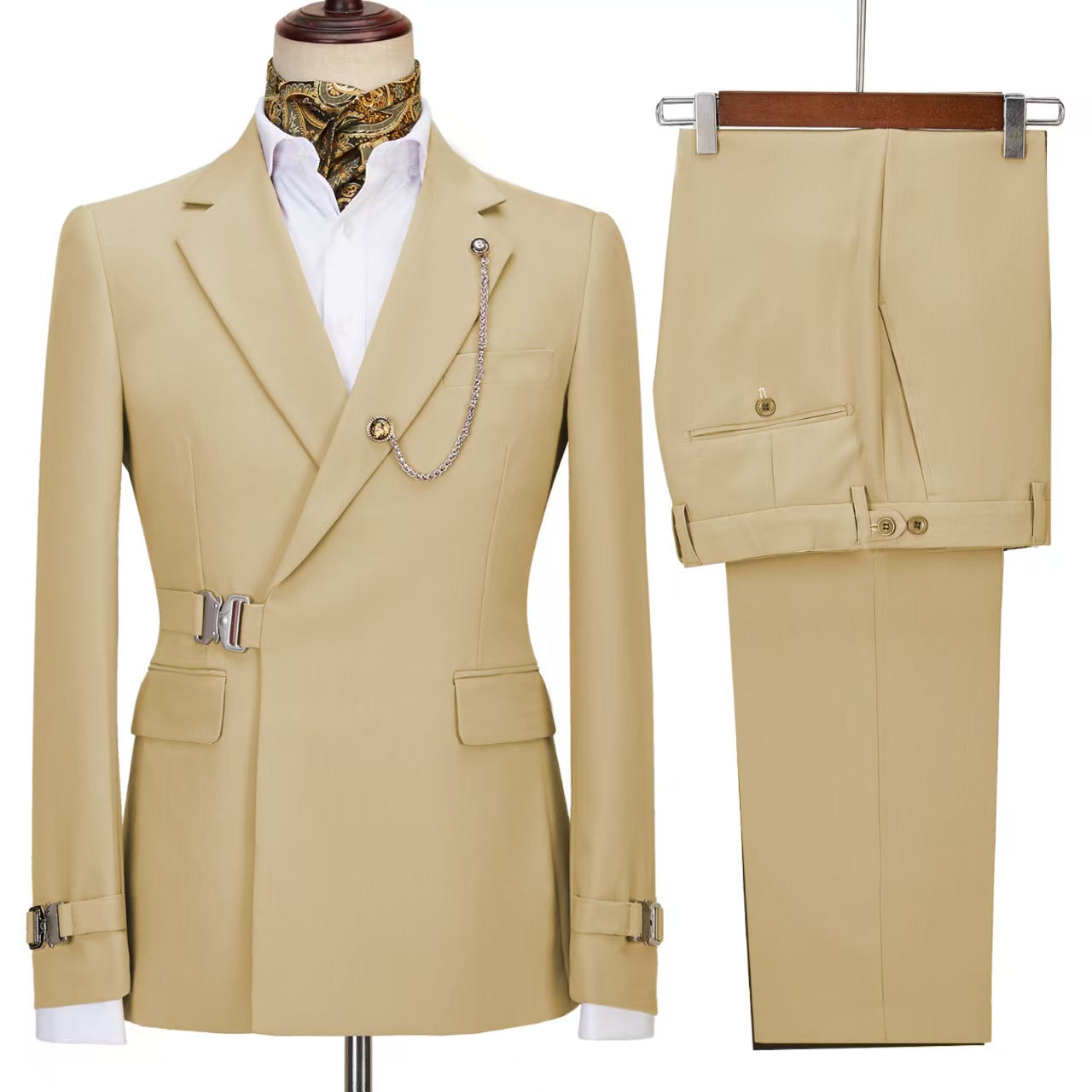 Y1330 Men's two-piece suit (customizable)