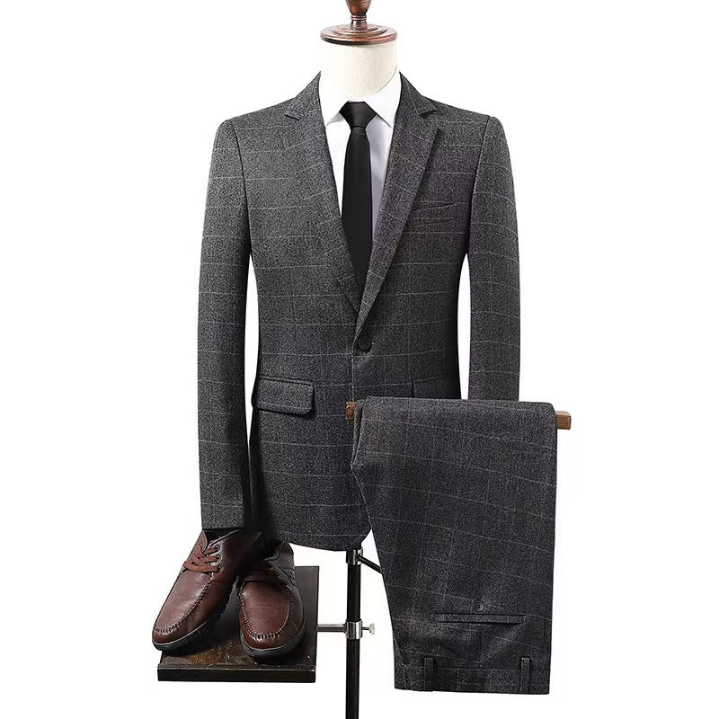 Y1335 new plaid suit (customizable)