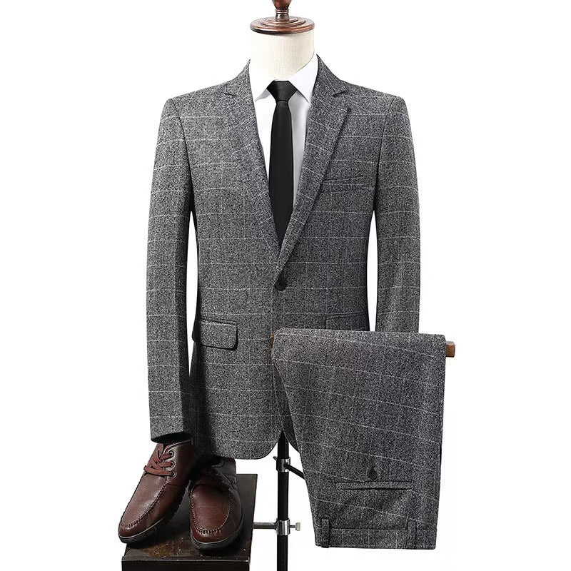 Y1335 new plaid suit (customizable)