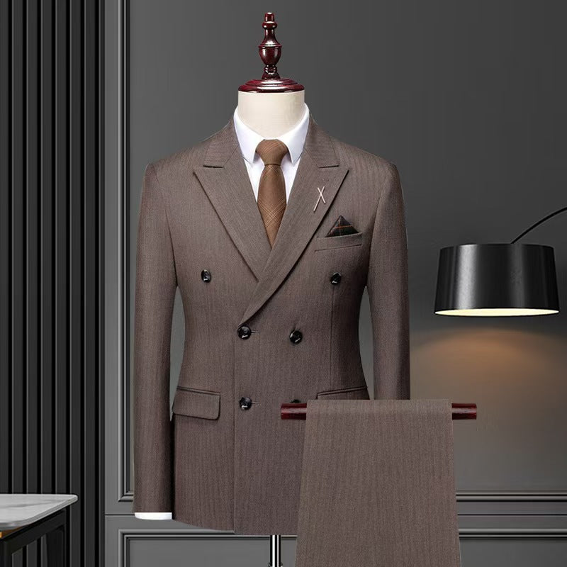Y1338 Suit groom groomsmen suit (customizable)