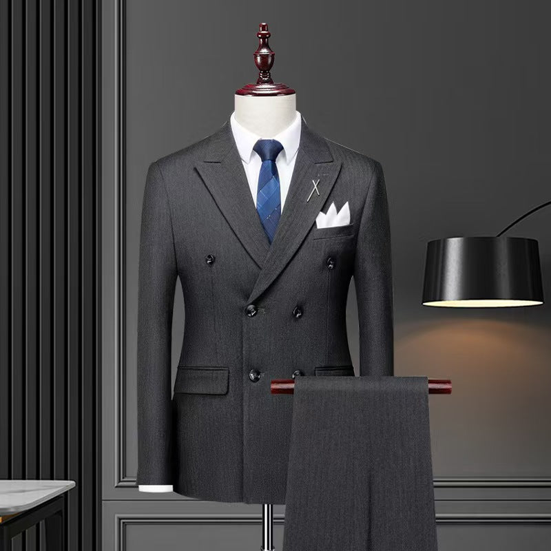 Y1338 Suit groom groomsmen suit (customizable)