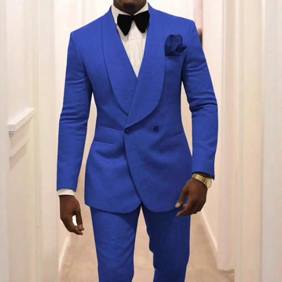 Y1369 men's adult suit groom wedding suit banquet