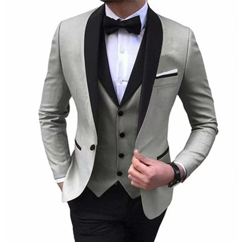 Y1406 three-piece business suit