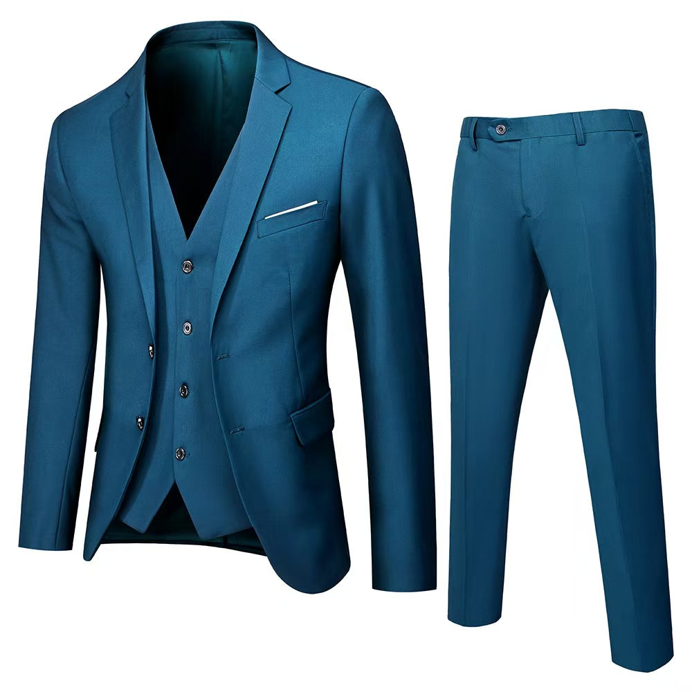 Y1412 Men's Korean Style Suit (Customizable)