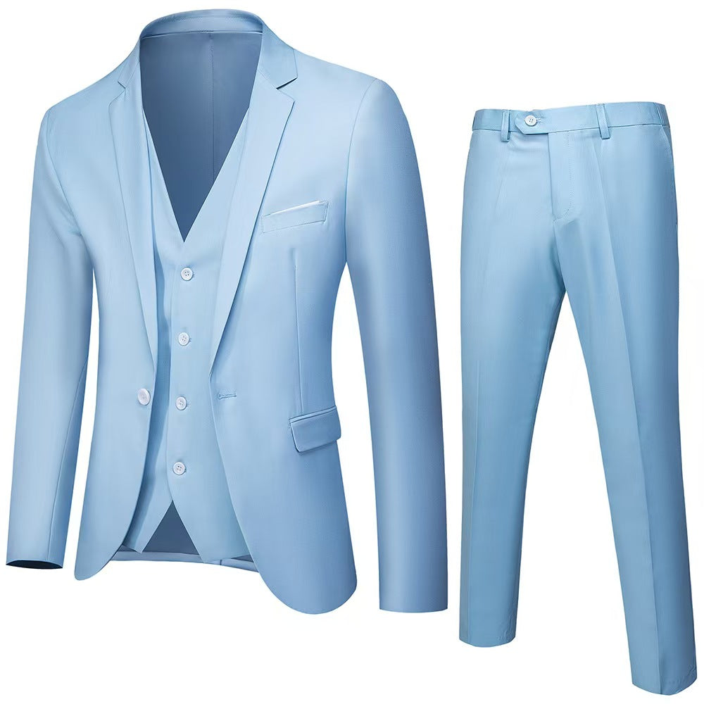 Y0148 men's Korean style slim fit suit