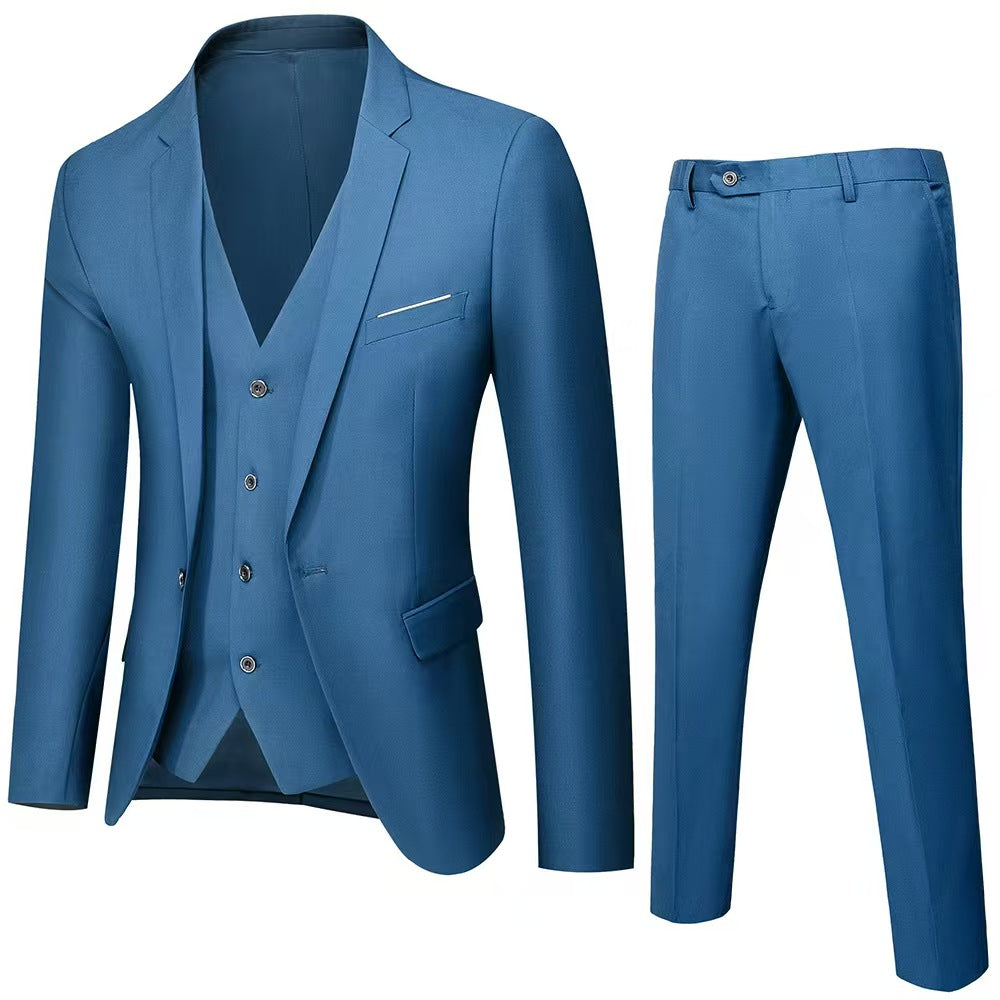 Y0148 men's Korean style slim fit suit