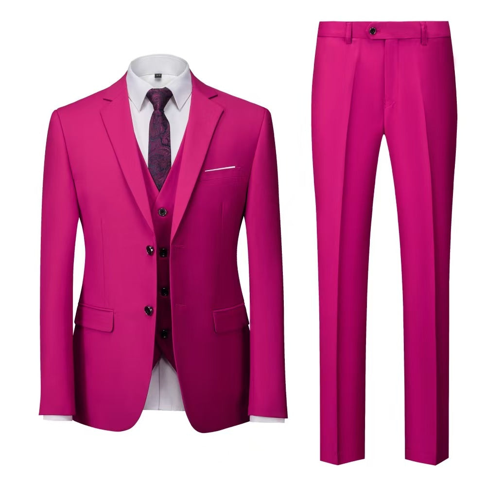 Y0179 double button suit for men