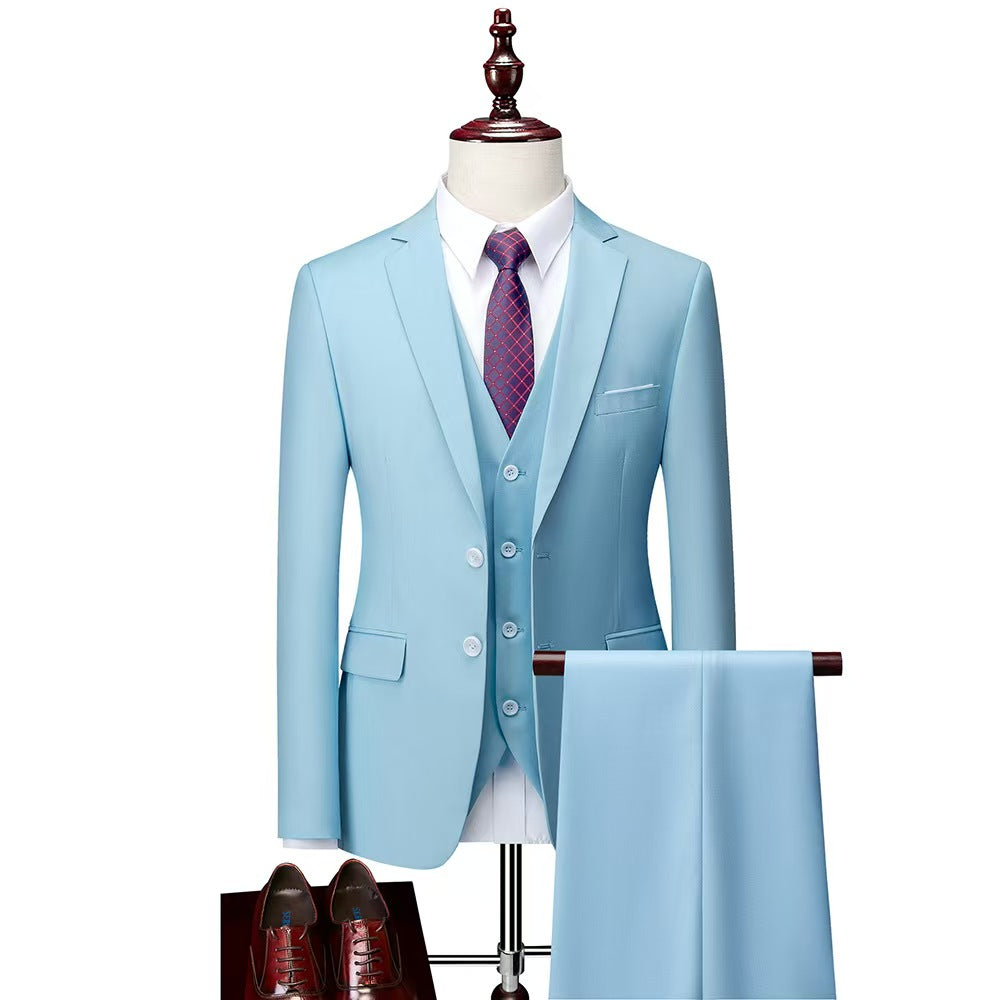 Y0150 double button suit for men