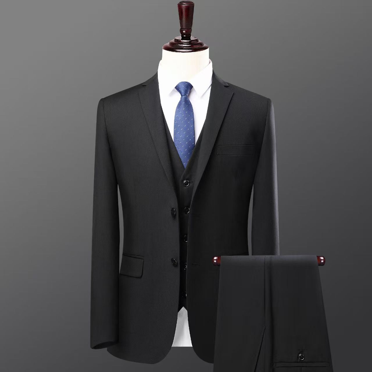 Y1430 new men's black business suit