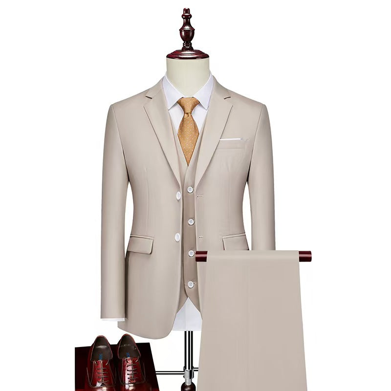 Y1435 suit jacket vest pants men