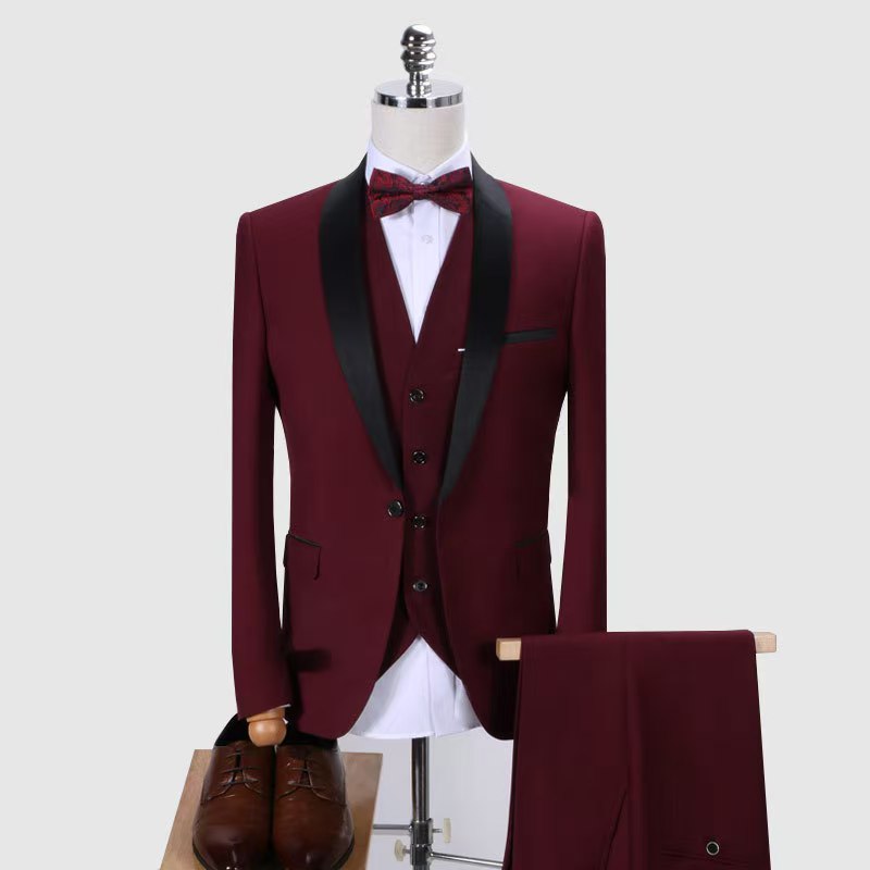 Y1440 New Style Green Collar Men's Dress Suit