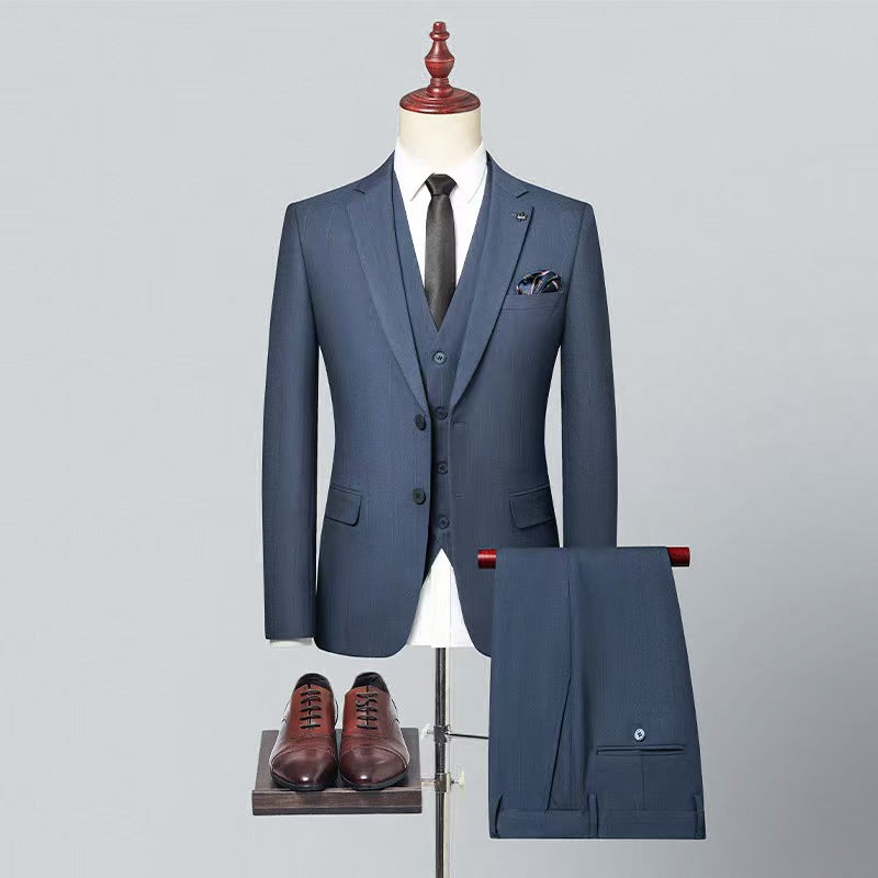 Y1490 three-piece suit for groom's wedding