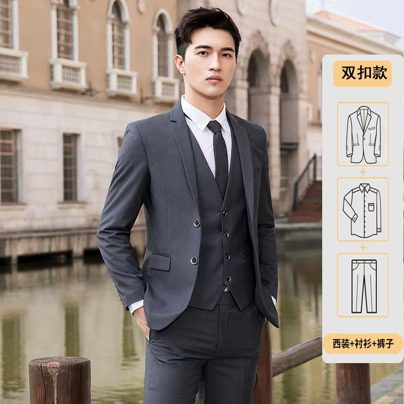 Y1521 Men's Three-Piece Suit