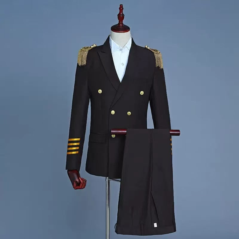 Y1557 double-breasted suit
