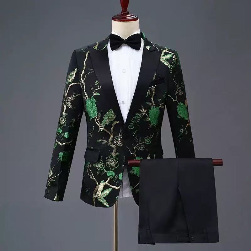 Y1565 Men's Black Suit