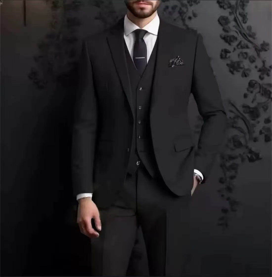 Y1699 three-piece wedding groomsmen suit