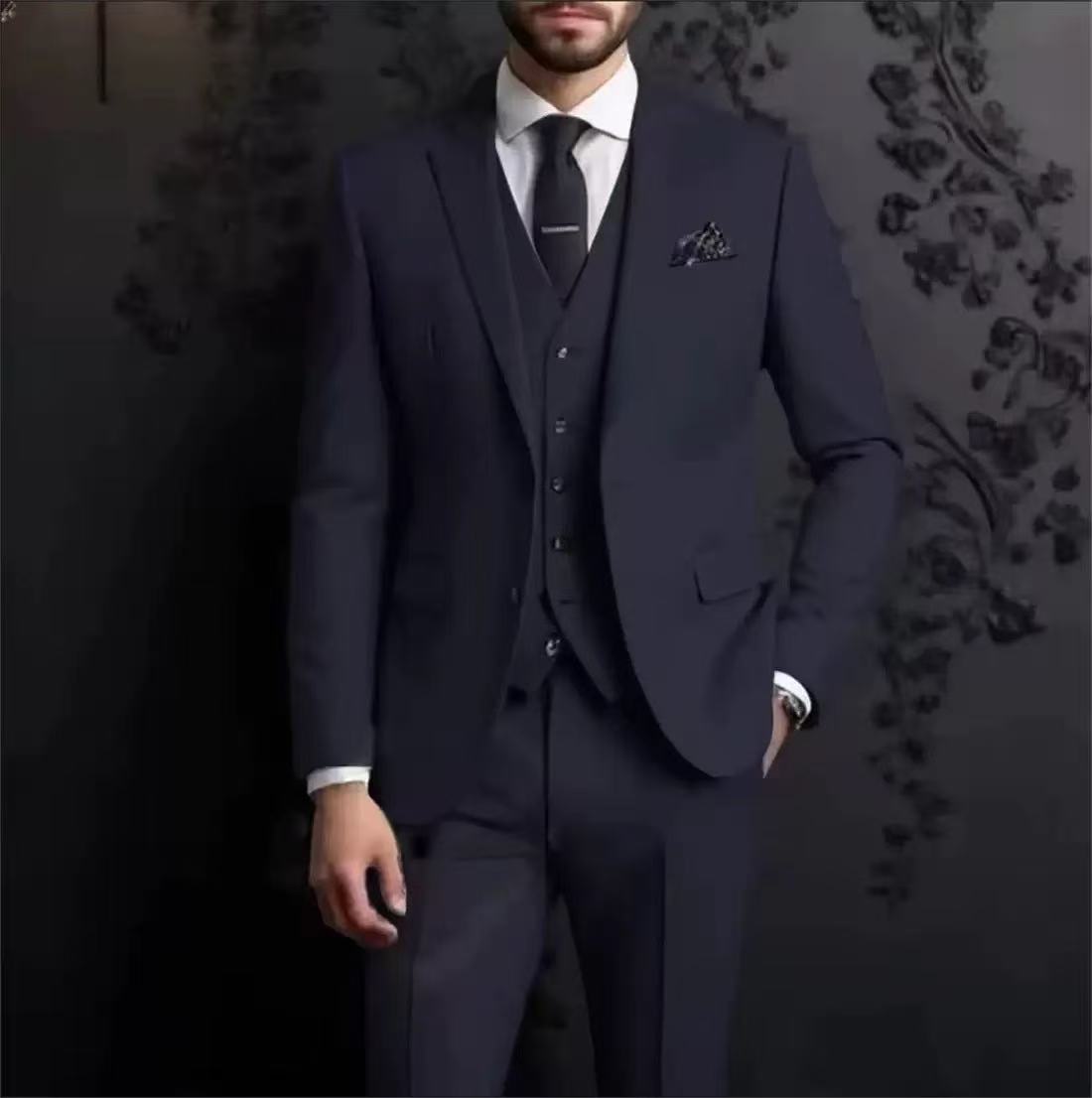 Y1702 three-piece wedding suit