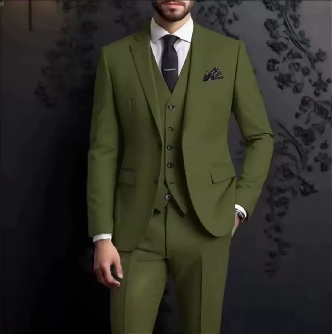 Y1702 three-piece wedding suit
