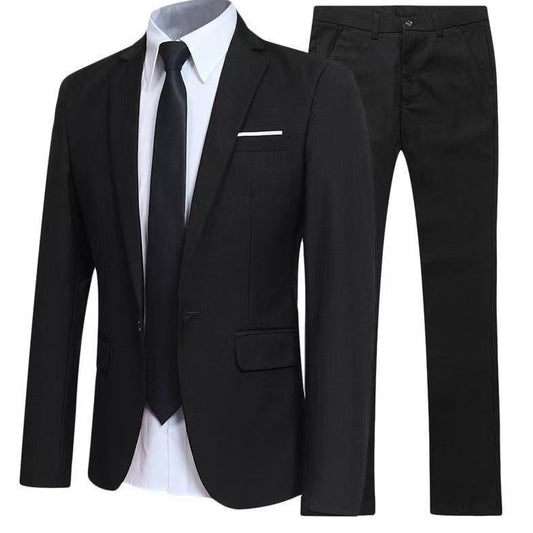 T1275 Suit Set Men's Best Man Groom Wedding Dress (Customizable)