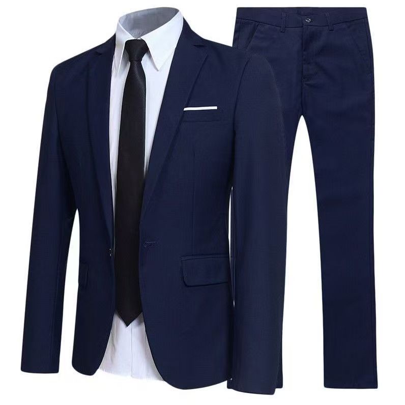 T1275 Suit Set Men's Best Man Groom Wedding Dress (Customizable)