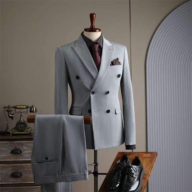 Y1276 Men's suit casual groom wedding dress (customizable)