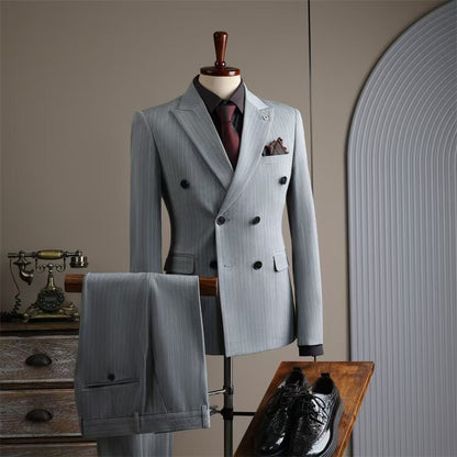 Y1276 Men's suit casual groom wedding dress (customizable)