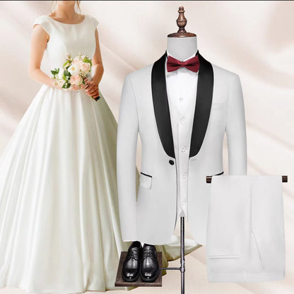Y1277 Men's suit wedding groom dress Korean style suit (customizable)