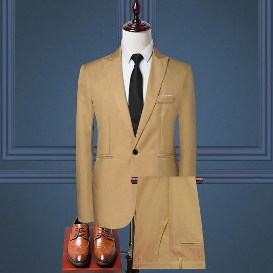 Y1278 Men's suit two-piece suit (customizable)