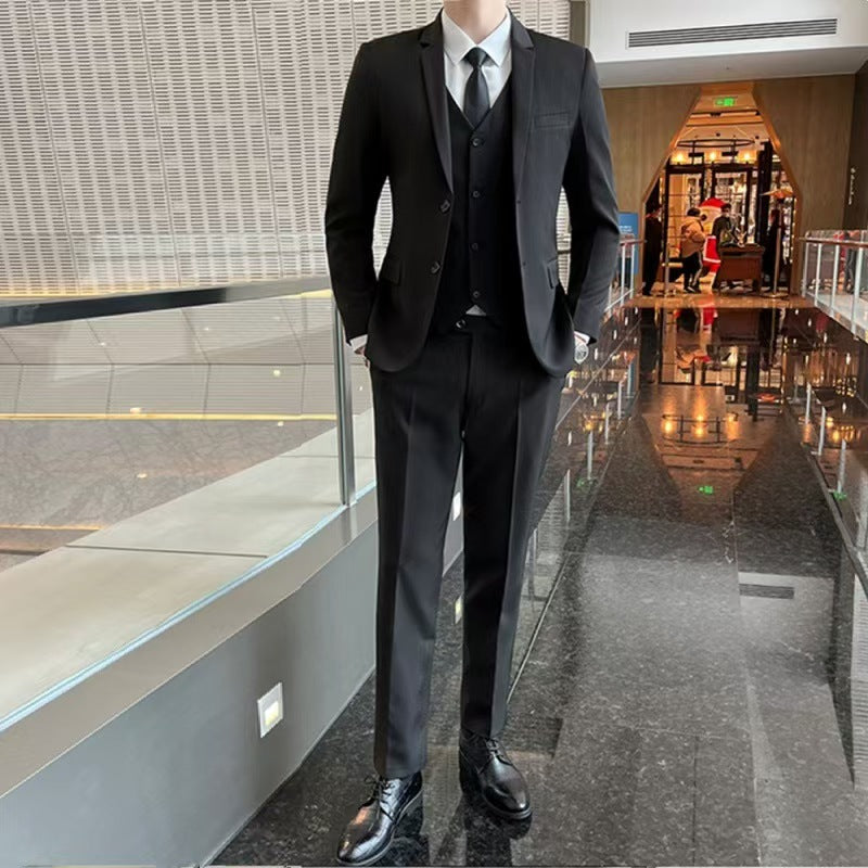 Y1281 Men's Groom Wedding Business Suit (Customizable)