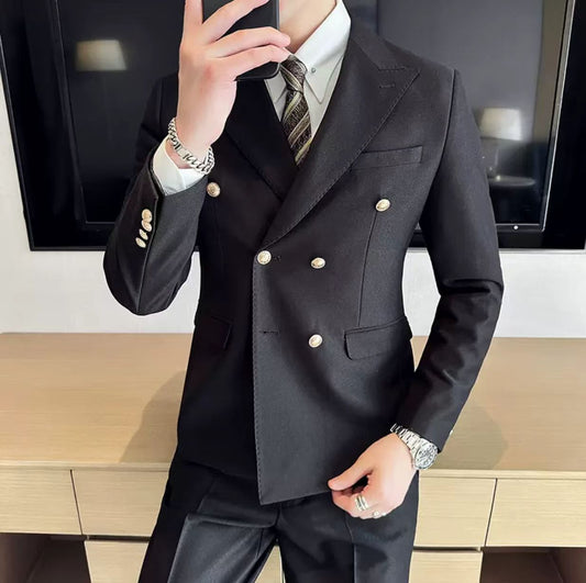 Y1283 Suit Italian slim fit business casual suit (customizable)