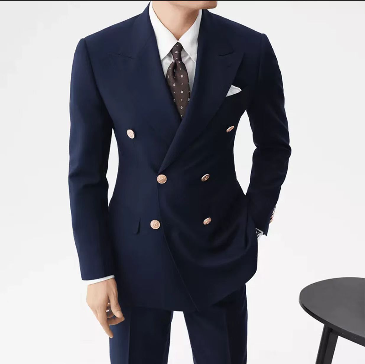 Y1283 Suit Italian slim fit business casual suit (customizable)