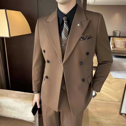 Y1284 business suit slim fit adult suit dress set (customizable)