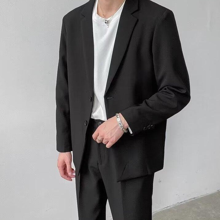 Y1285 casual suit Hong Kong style handsome uniform jacket (customizable)