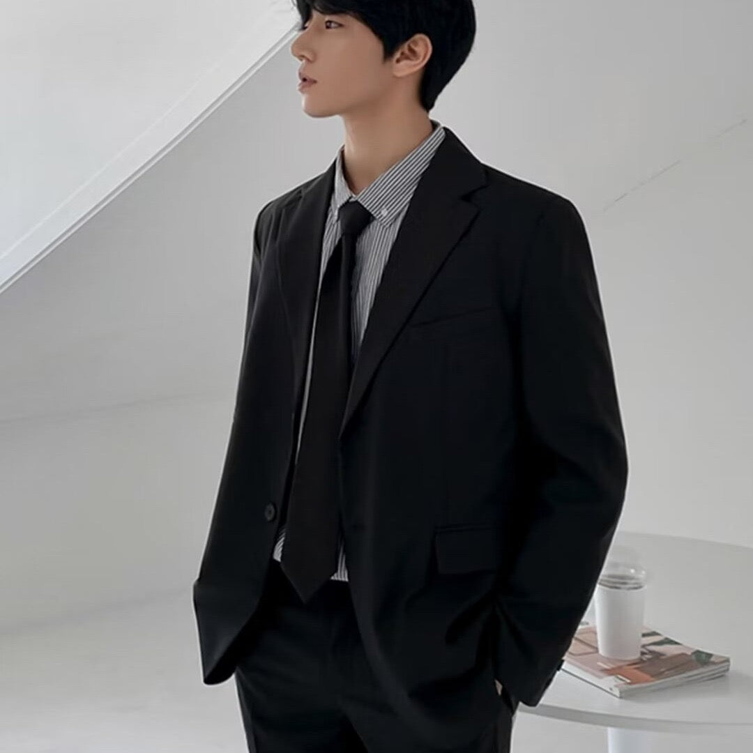 Y1287 Spring and Autumn Groom Wedding Suit (Customizable)