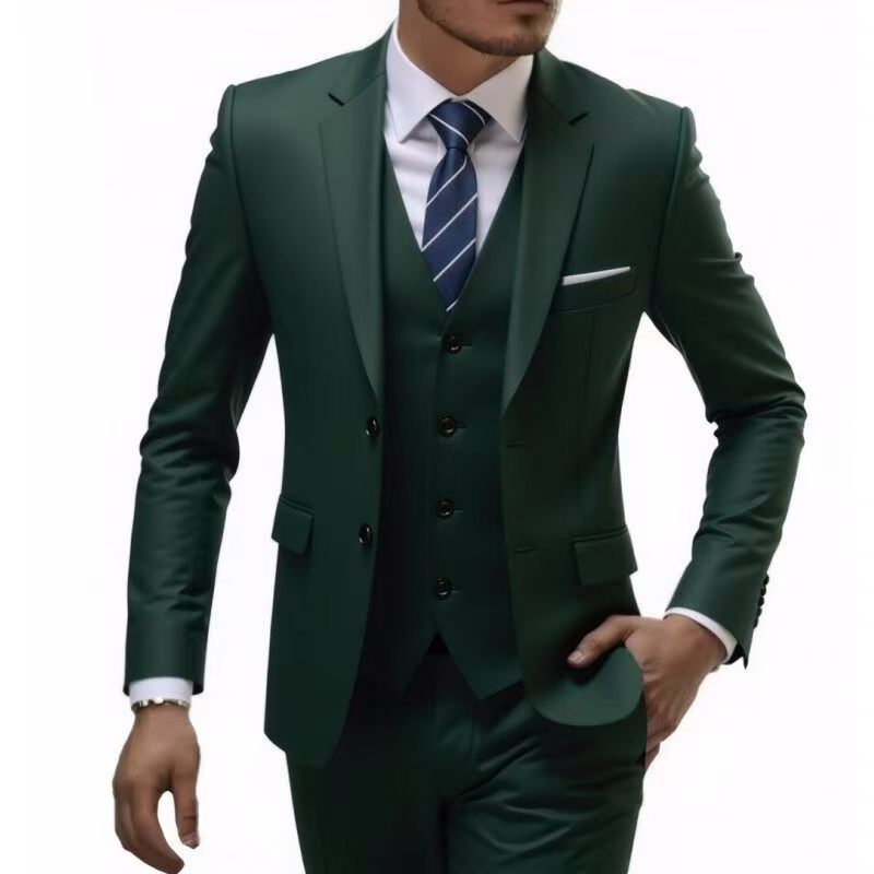 Y1295 Men's wedding suit three-piece suit (customizable)