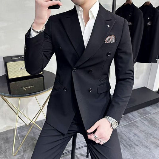 Y1299 Autumn and Winter Groom Suit Wedding Dress (Customizable)