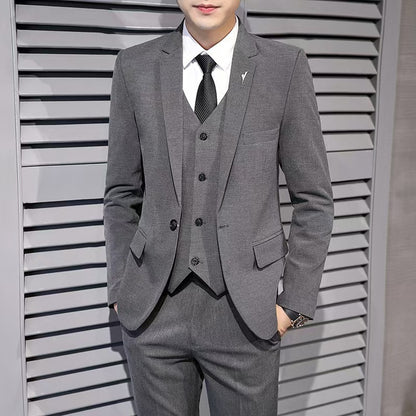 Y1304 Spring and Autumn new men's suit (customizable)
