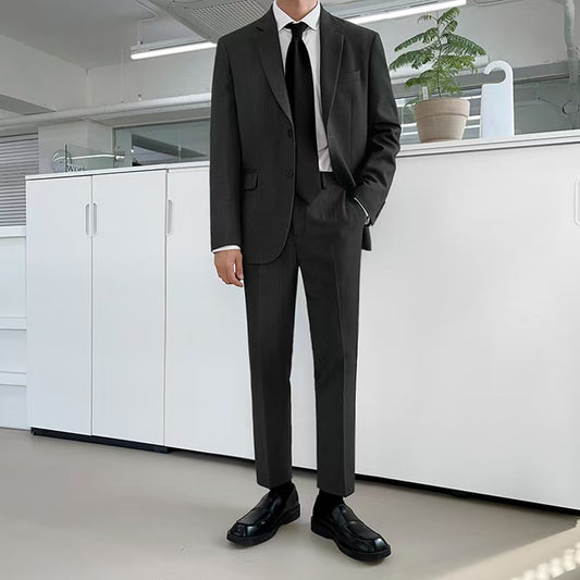 Y1305 Black suit for men (customizable)