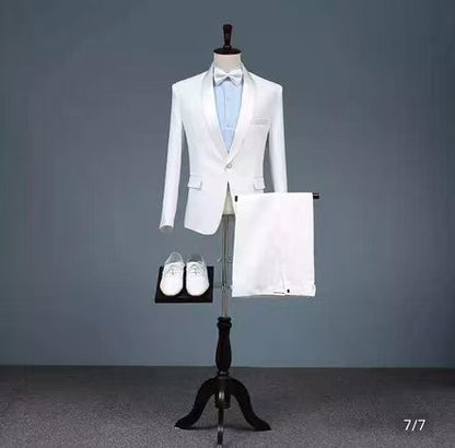 Y1309 double button suit for men (customizable)