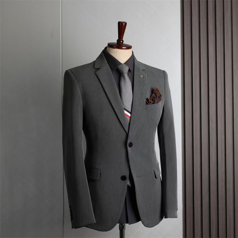 T1310 Men's Suit Fashion Slim Wedding Dress Formal Wear (Customizable)