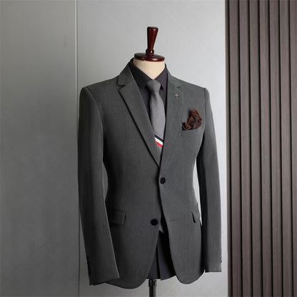 T1310 Men's Suit Fashion Slim Wedding Dress Formal Wear (Customizable)
