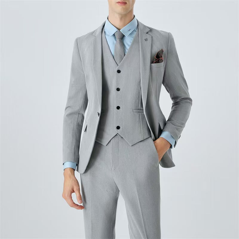 Y1311 Men's three-piece business suit (customizable)