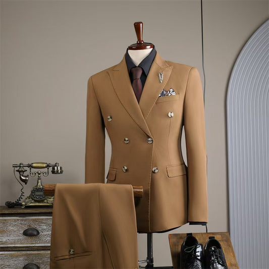 Y1312 Suit Set Men Business Groom Wedding Dress Best Man (Customizable)