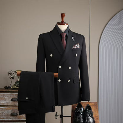 Y1312 Suit Set Men Business Groom Wedding Dress Best Man (Customizable)