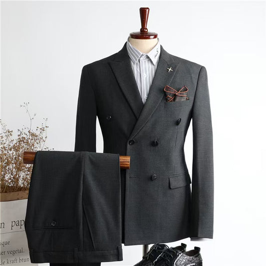 Y1313 Men's Korean-style business casual suit (customizable)