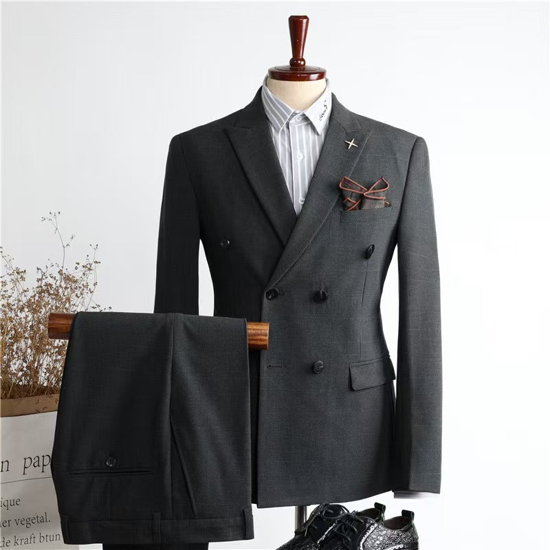 Y1313 Men's Korean-style business casual suit (customizable)