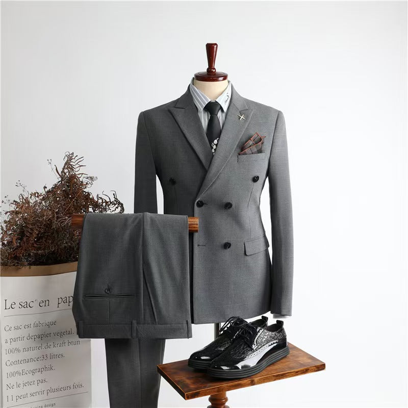 Y1313 Men's Korean-style business casual suit (customizable)