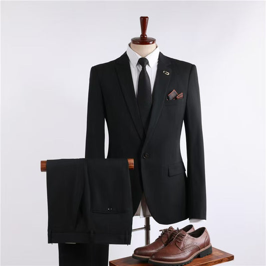 Y1314 Men's three-piece suit (customizable)